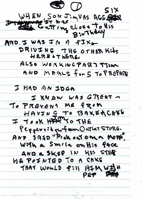 The Birthday Cake, page 1